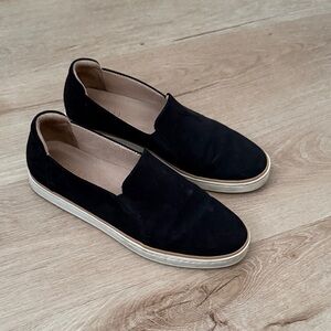 Black Slip-On Shoes
